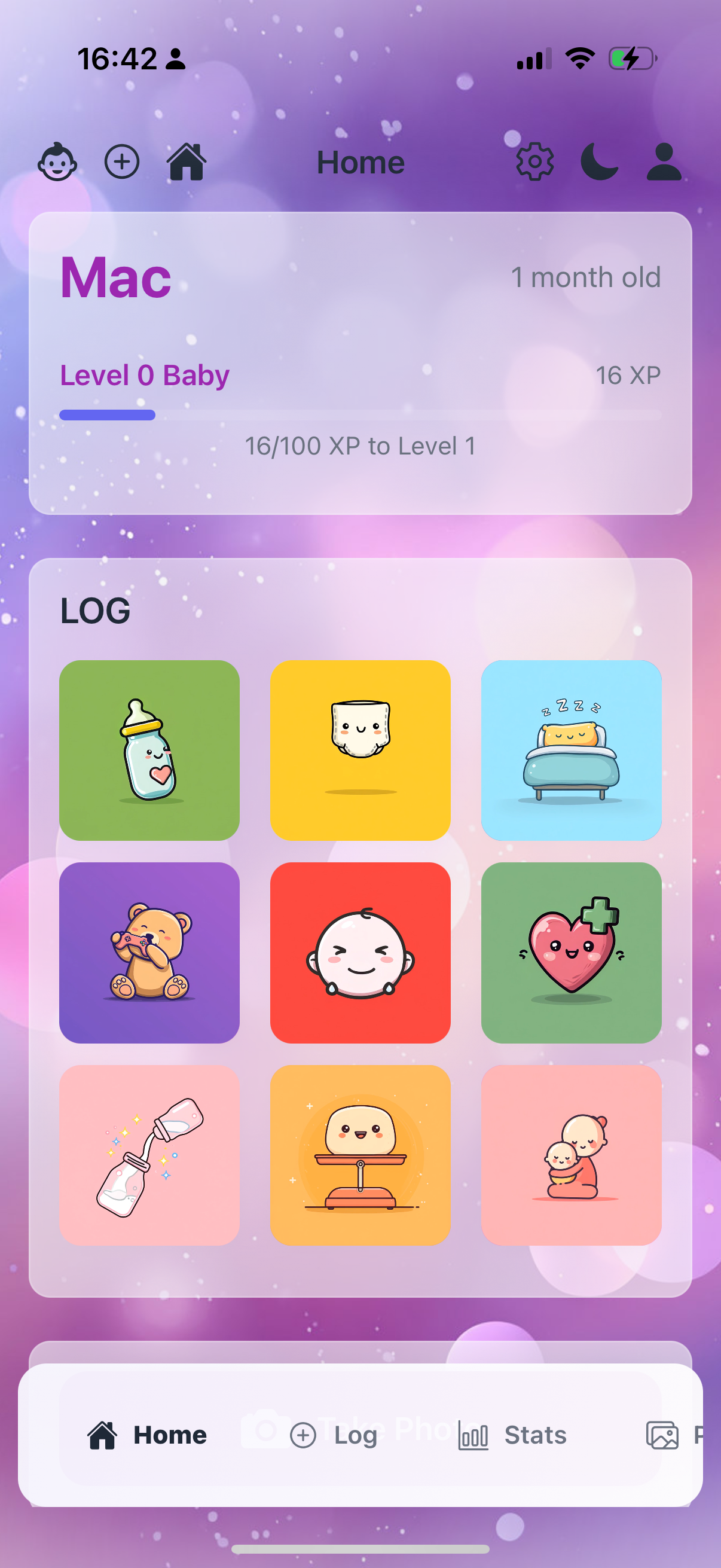 NestQuest Home Screen